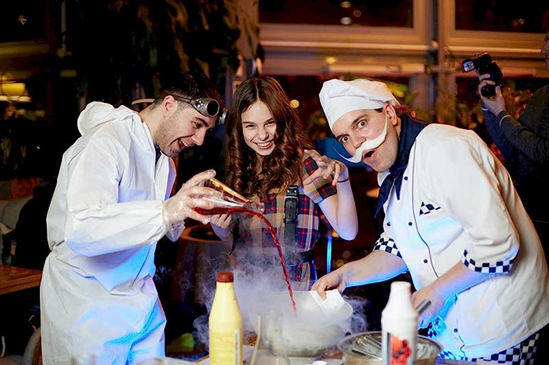 Химическое шоу с сухим льдом